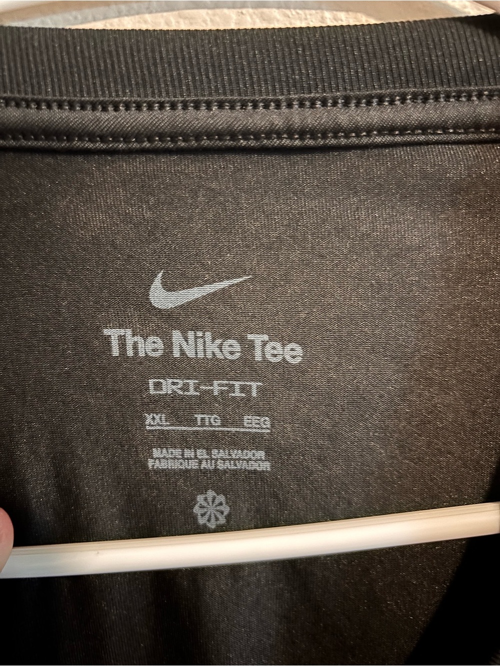 Nike Black UNI Basketball Long Sleeve Shirt XXL Drifit - Picture 2 of 3